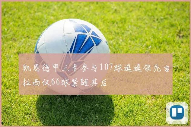凯恩德甲三季参与107球遥遥领先吉拉西仅66球紧随其后